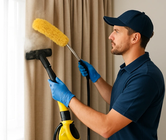 Trusted curtain steam cleaning technician Matty Curtain Cleaning darlinghurst-nsw QLD